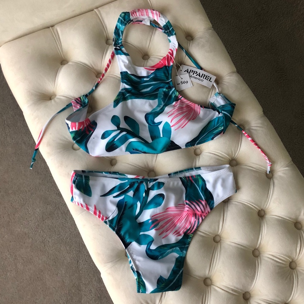 Palm Print Bikini